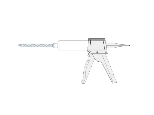 Pistolet à calfeutrer manuel